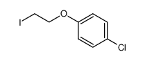 (4-chloro-phenyl)-(2-iodo-ethyl)-ether结构式