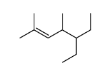 5-Ethyl-2,4-dimethyl-2-heptene structure