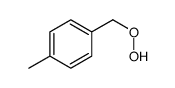 4-methylbenzyl hydroperoxide structure