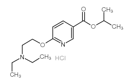 6-(2-Diethylaminoethoxy)nicotinic acid isopropyl ester hydrochloride Structure