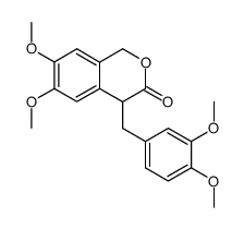 4-(α-hydroxy-3-methoxybenzyl)-6,7-dimethoxy-2-methyl-1,4-dihydro-3(2H)-isoquinolone Structure