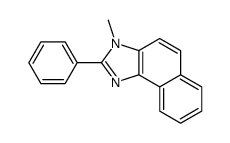 3-methyl-2-phenylbenzo[e]benzimidazole结构式