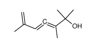 2,3,6-trimethyl-3,4,6-heptatrien-2-ol Structure