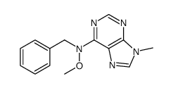 N-benzyl-N-methoxy-9-methylpurin-6-amine Structure