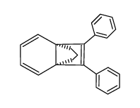 10,11-Diphenyltricyclo[4.3.2.01,6]undeca-2,4,10-trien结构式