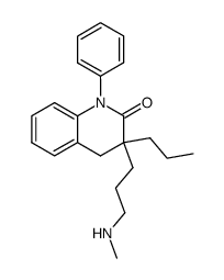 3-(3-methylamino-propyl)-1-phenyl-3-propyl-3,4-dihydro-1H-quinolin-2-one Structure