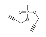 3-[methyl(prop-2-ynoxy)phosphoryl]oxyprop-1-yne结构式
