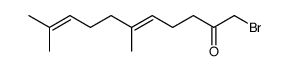 (E)-1-bromo-6,10-dimethylundeca-5,9-dien-2-one结构式