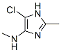 1H-Imidazol-4-amine,5-chloro-N,2-dimethyl-结构式