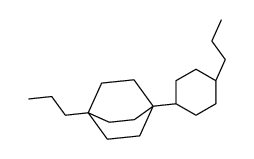 1-propyl-4-(1-propyl-4-bicyclo[2.2.2]octanyl)bicyclo[2.2.2]octane结构式