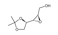 ((2R,3S)-3-((R)-2,2-dimethyl-1,3-dioxolan-4-yl)oxiran-2-yl)methanol结构式