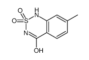 1H-2,1,3-Benzothiadiazin-4(3H)-one,7-methyl-,2,2-dioxide(9CI) Structure