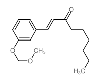 1-[3-(methoxymethoxy)phenyl]non-1-en-3-one structure