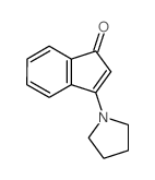 3-pyrrolidin-1-ylinden-1-one Structure