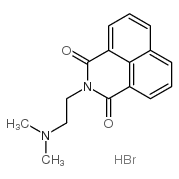 1H-Benz(de)isoquinoline-1,3(2H)-dione, 2-(2-(dimethylamino)ethyl)-, mo nohydrobromide结构式