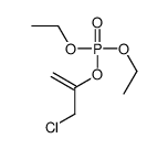 3-chloroprop-1-en-2-yl diethyl phosphate结构式