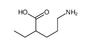 5-amino-2-ethylpentanoic acid Structure