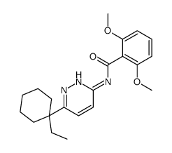 N-[6-(1-ethylcyclohexyl)pyridazin-3-yl]-2,6-dimethoxybenzamide Structure