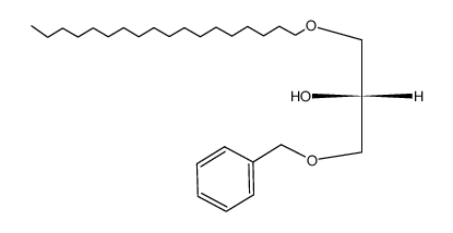 2-Propanol, 1-(octadecyloxy)-3-(phenylmethoxy)-, (2R)-结构式