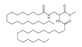 2,3-Bis-octadecanoylamino-propionic acid methyl ester Structure