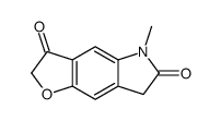 5-methyl-7H-furo[2,3-f]indole-3,6-dione Structure