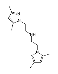 bis[2-(3,5-dimethyl-1H-pyrazol-1-yl)ethyl]amine Structure