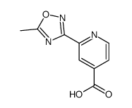 2-(5-Methyl-1,2,4-oxadiazol-3-yl)isonicotinic acid Structure