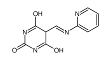 5-(pyridin-2-yliminomethyl)-1,3-diazinane-2,4,6-trione Structure