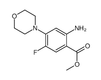 Methyl 2-AMino-5-fluoro-4-Morpholinobenzoate picture