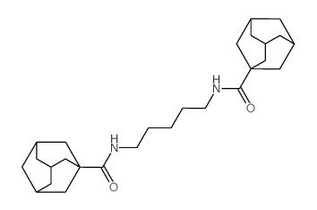 Tricyclo[3.3.1.13,7]decane-1-carboxamide,N,N'-1,5-pentanediylbis- Structure