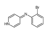 4-(2-bromoanilino)pyridine structure