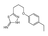 5-[3-(4-ethylphenoxy)propyl]-1,3,4-thiadiazol-2-amine结构式