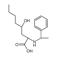 (2R,4S)-4-hydroxy-2-[[(1R)-1-phenylethyl]amino]octanoic acid结构式