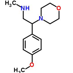 2-(4-Methoxyphenyl)-N-methyl-2-(4-morpholinyl)ethanamine结构式
