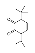 3,6-ditert-butylcyclohex-4-ene-1,2-dione Structure