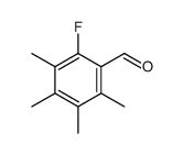 2-fluoro-3,4,5,6-tetramethylbenzaldehyde Structure