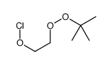 2-tert-butylperoxyethyl hypochlorite Structure