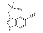 3-(2-amino-2-methylpropyl)-1H-indole-5-carbonitrile Structure