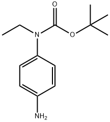(4-Amino-phenyl)-ethyl-carbamic acid tert-butyl ester结构式