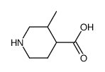 3-METHYL-4-PIPERIDINECARBOXYLIC ACID Structure