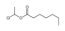 1-chloroethyl heptanoate结构式