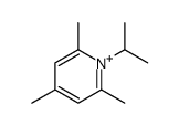 2,4,6-trimethyl-1-propan-2-ylpyridin-1-ium结构式