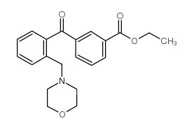 3'-CARBOETHOXY-2-MORPHOLINOMETHYL BENZOPHENONE结构式