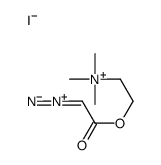 2-diazonio-1-[2-(trimethylazaniumyl)ethoxy]ethenolate,iodide Structure