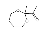 Ketone, methyl 2-methyl-1,3-dioxepan-2-yl (7CI) structure