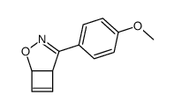 2-(4-methoxyphenyl)-4-oxa-3-azabicyclo[3.2.0]hepta-2,6-diene Structure