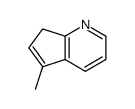 5-methyl-7H-cyclopenta[b]pyridine结构式