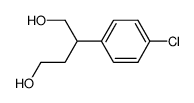 2-(4-chlorophenyl)butane-1,4-diol Structure