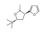 Isoxazolidine, 3-(2-furanyl)-2-methyl-5-(trimethylsilyl)-, (3R,5R)-rel结构式