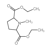 diethyl 1-methylpyrrolidine-2,5-dicarboxylate结构式